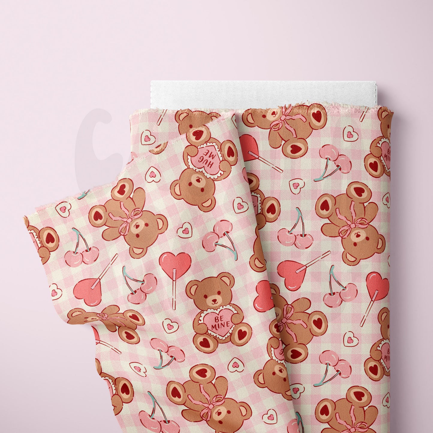 Valentines Teddy Bears Seamless Pattern - Colorways Included